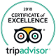 Tripadvisor Certificate of Excellence 2018